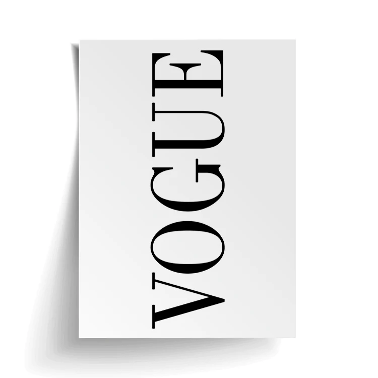VOGUE PRINT WHITE - Image 10